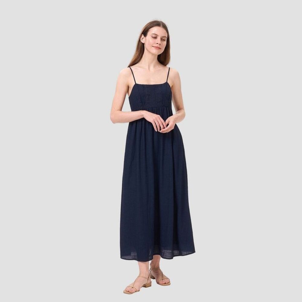 Universal Thread - Women's Romantic Lace Bodice Maxi Dress - Universa Blue